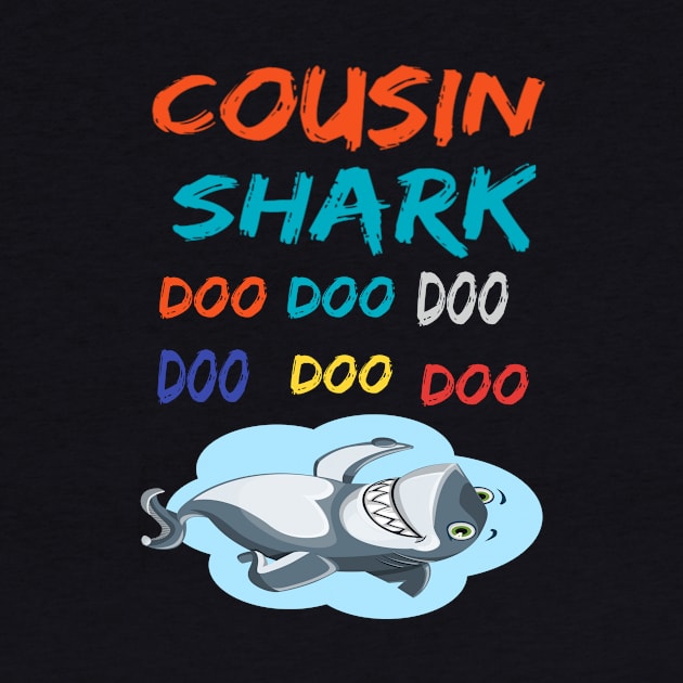 Shirt Shark Cousin doo doo doo by rami99